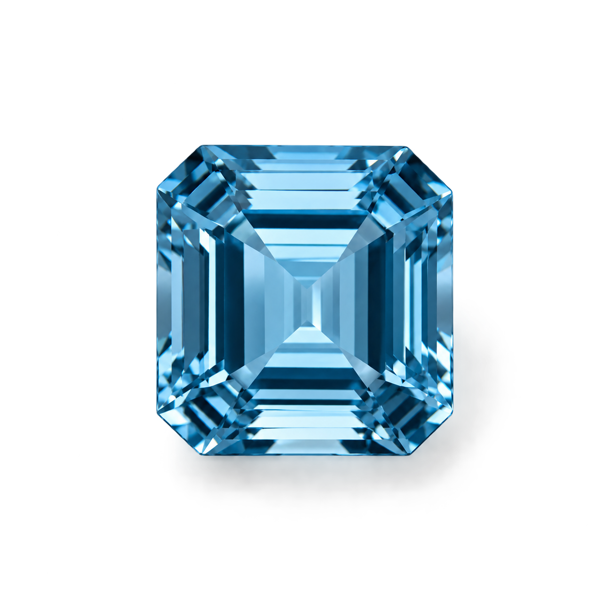 Loose Aquamarine gemstone for custom jewelry in Dubai