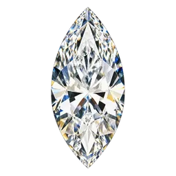 Marquise cut diamond shown at approximate relative size for one carat